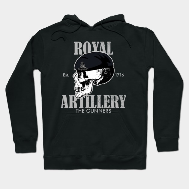 Royal Artillery (distressed) Hoodie by TCP